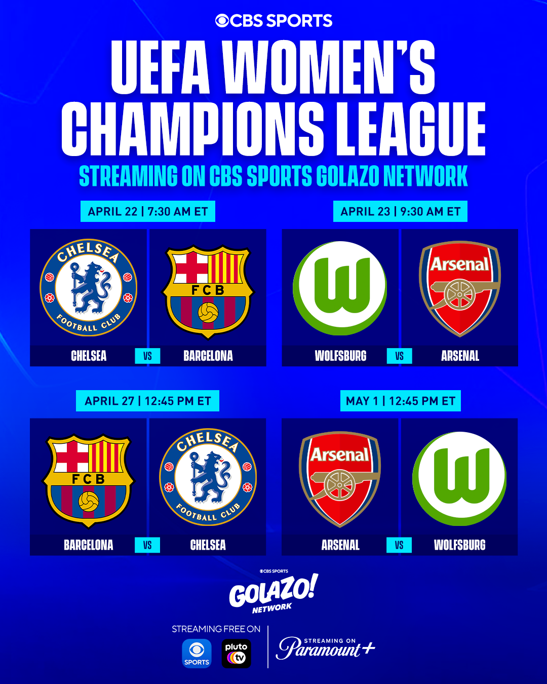 Cbs champions league stream new arrivals