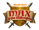 A video game logo with swords and shieldDescription automatically generated