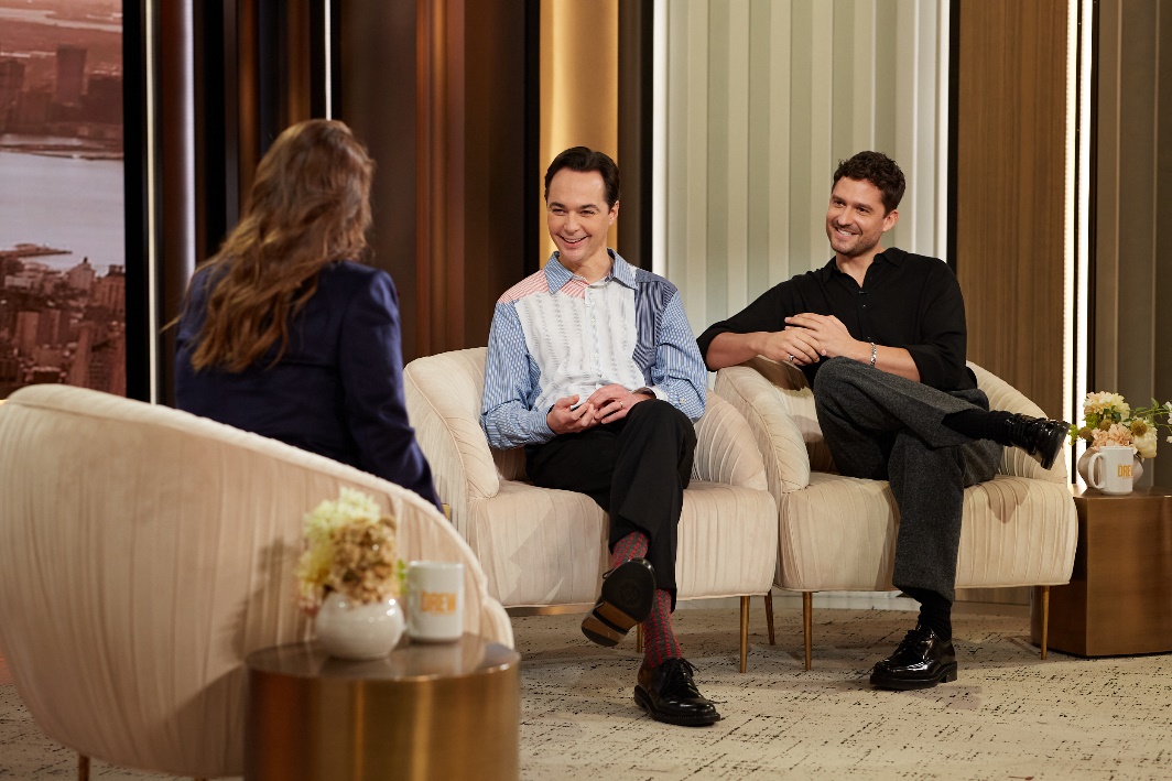 Paramount Press Express The Drew Barrymore Show Spoiler Alert Stars Jim Parsons And Ben