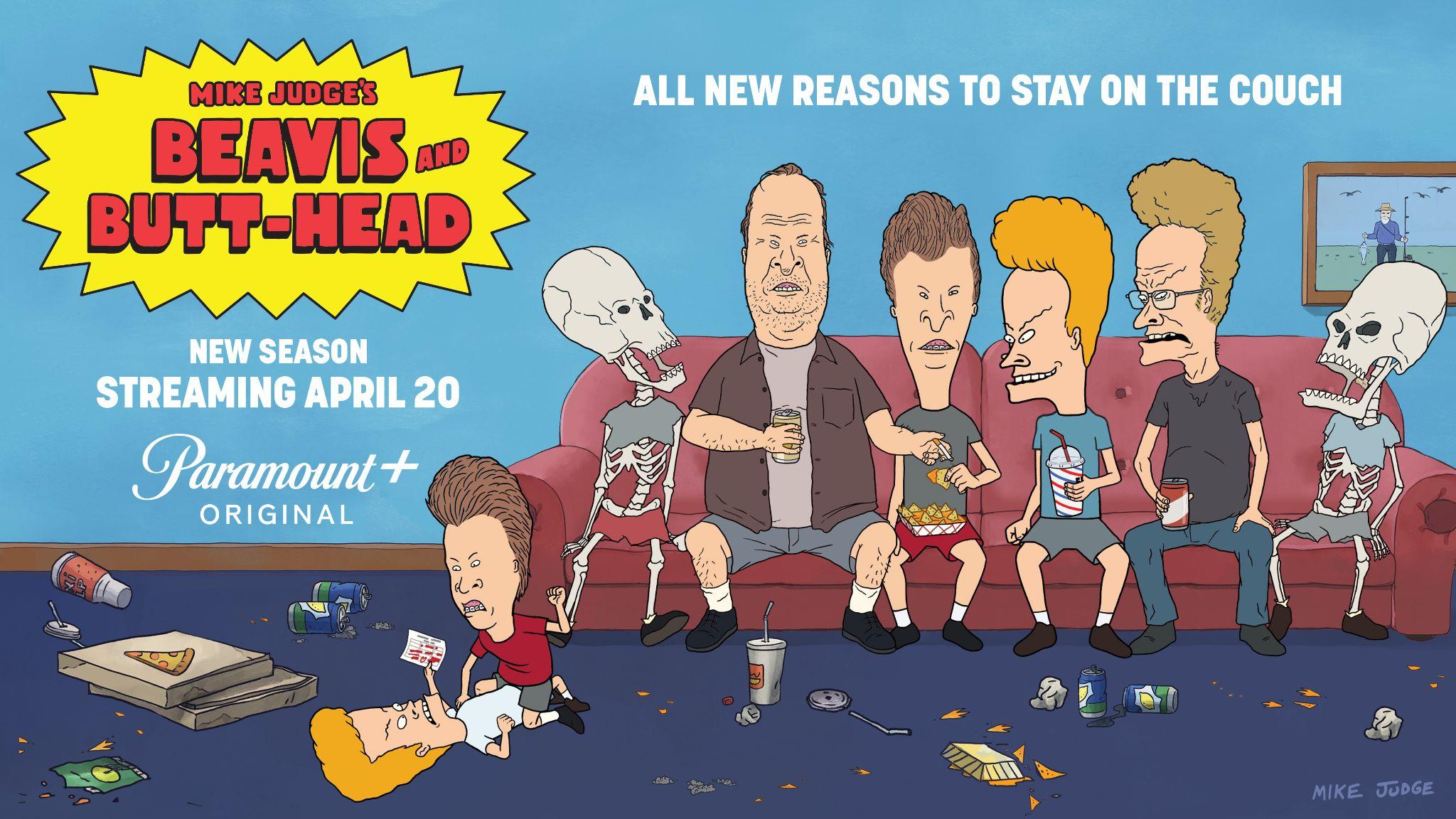 Paramount Press Express PARAMOUNT+ REVEALS OFFICIAL TRAILER FOR SECOND SEASON OF “MIKE JUDGES BEAVIS AND BUTT-HEAD”