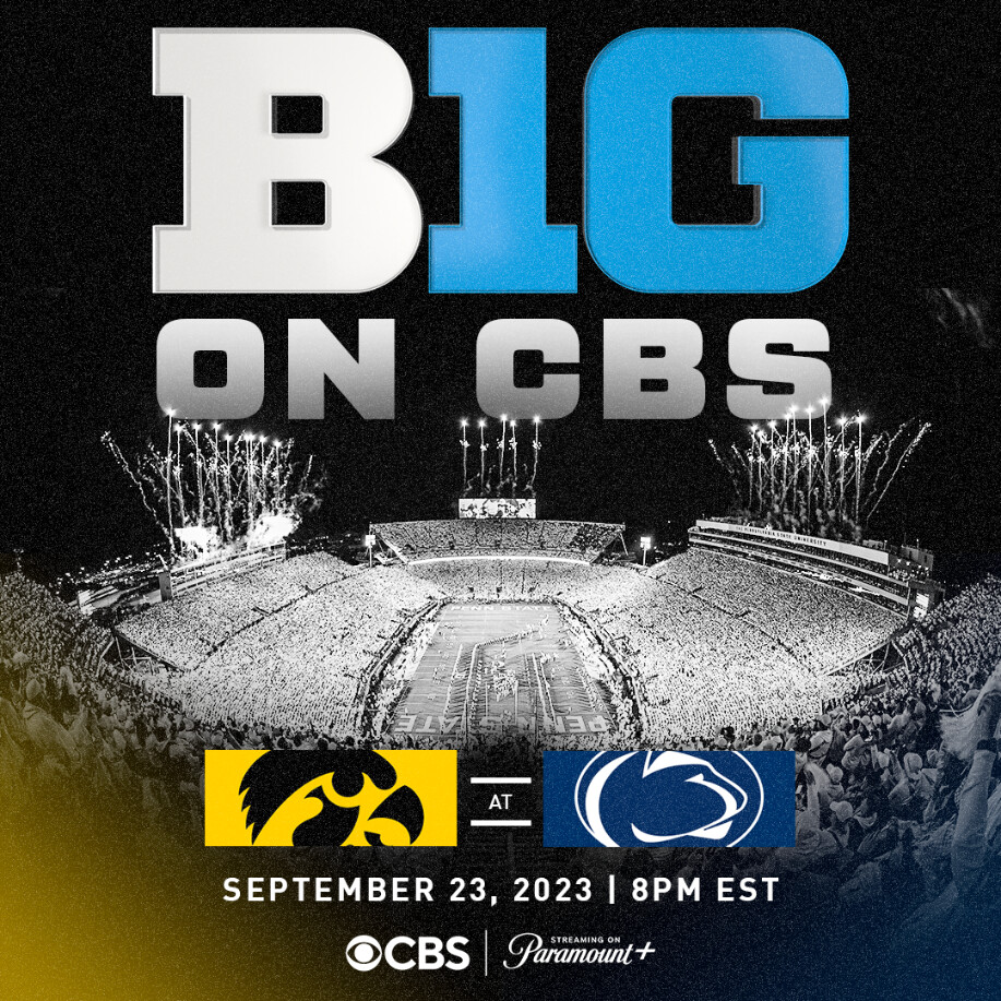 Paramount Press Express  CBS SPORTS TO PRESENT IOWA-PENN STATE IN