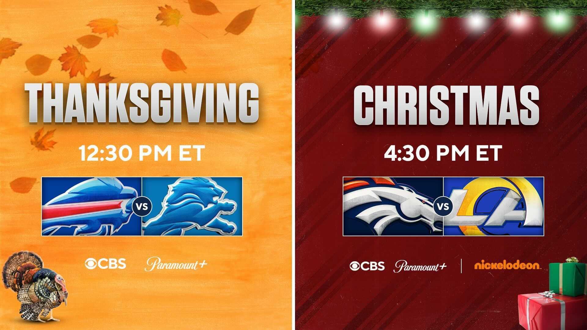 Paramount Press Express  CBS SPORTS UNVEILS 2022 “NFL ON CBS” SCHEDULE  FEATURING MARQUEE NATIONAL GAMES, EPIC PLAYOFF REMATCHES, TOP QUARTERBACKS  AND HOLIDAY CONTESTS ON THANKSGIVING AND CHRISTMAS